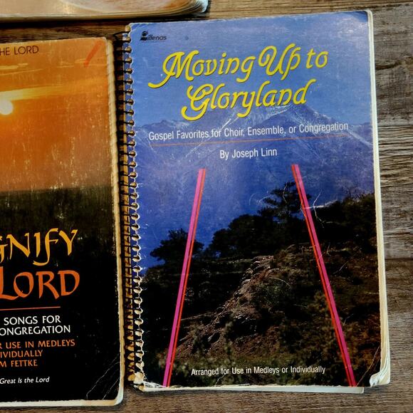 Vintage 1984-1987 SET OF 3 Great Is The Lord by Tom Fettke Favorites for Choir - Picture 4 of 10